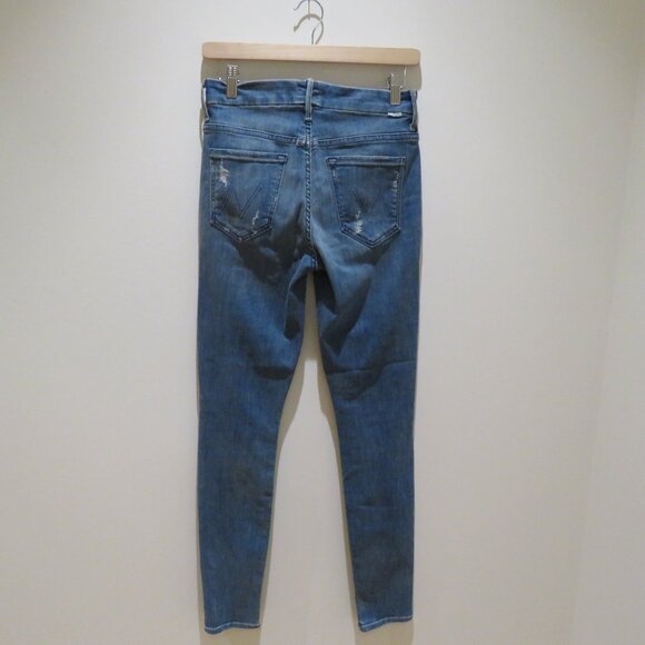 MOTHER High Waisted Looker Jeans in Doodling Damsel - Size US 27 - Picture 10 of 15